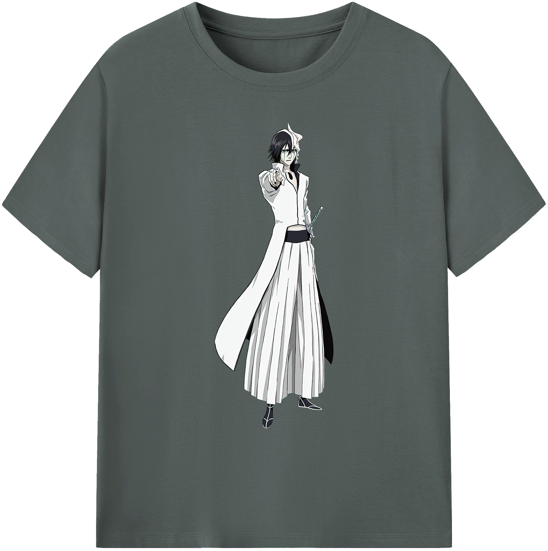 （画像用） ブリーチ ウルキオラ·シファー BLEACH Ulquiorra cifer 綿100％ メンズ半袖Tシャツ｜肌触りやわらか＆通気性
